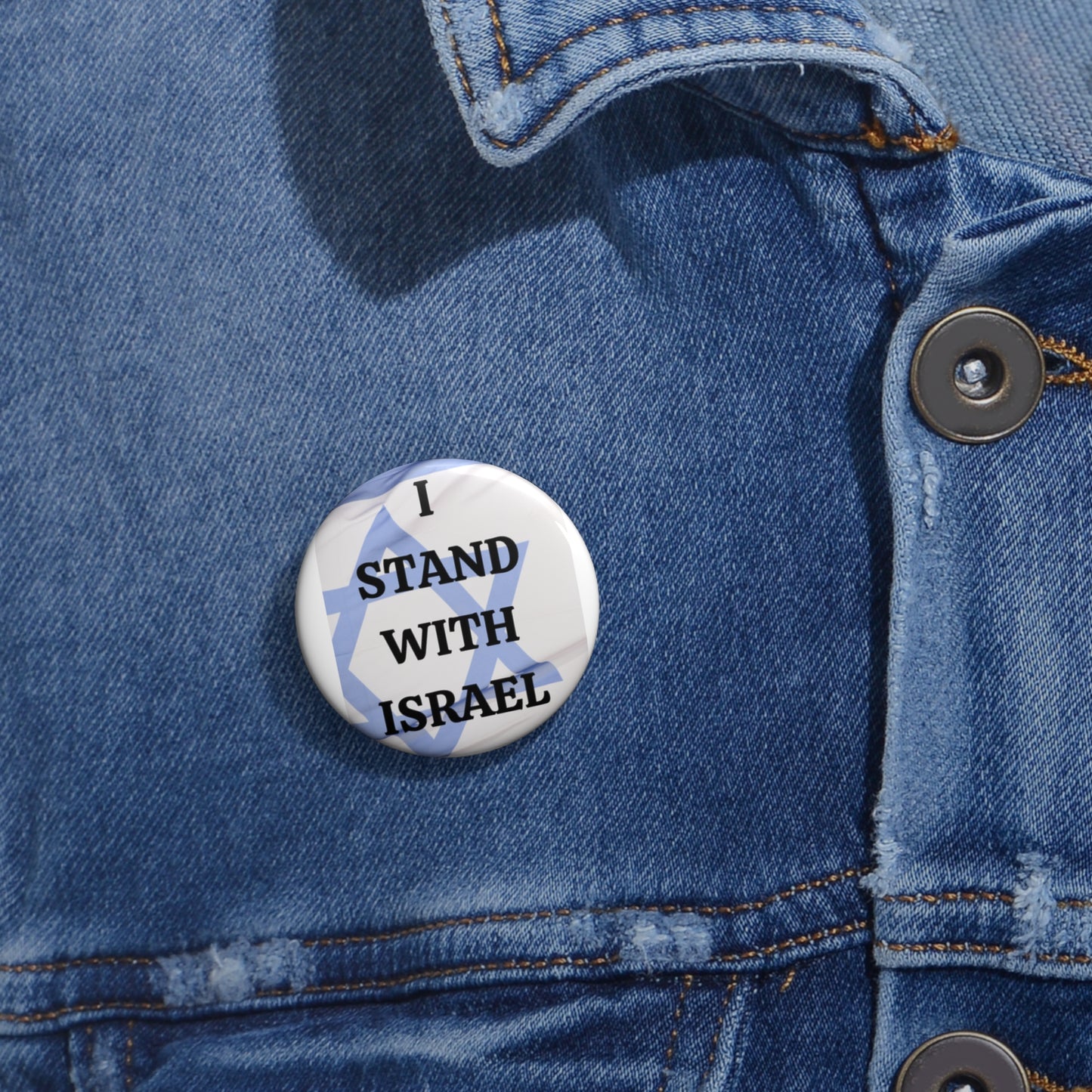 I stand with Israel - Pin Buttons