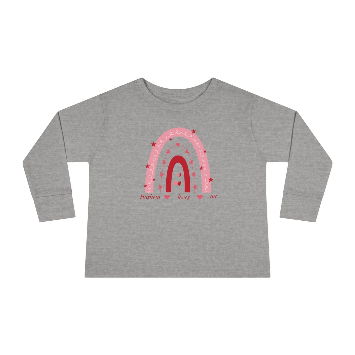 Toddler Girls'Hashem Loves Me Long Sleevet-shirt
