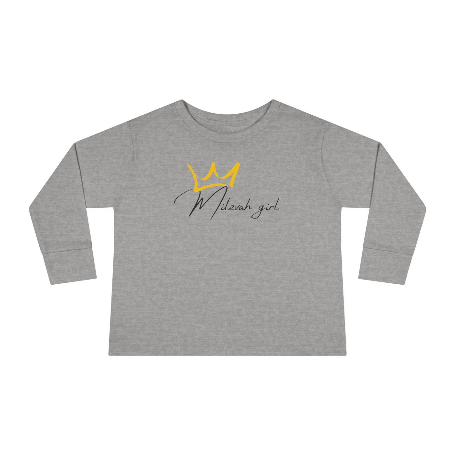 Toddler Girl Mitzvah Girl long sleeve t-shirt