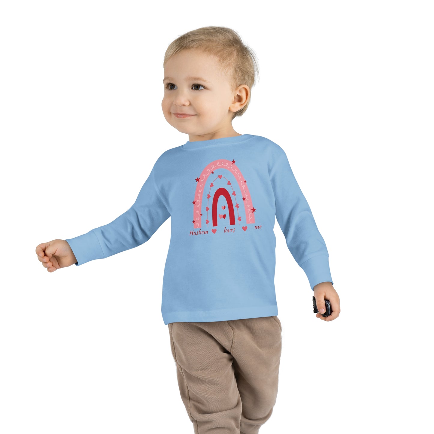 Toddler Girls'Hashem Loves Me Long Sleevet-shirt