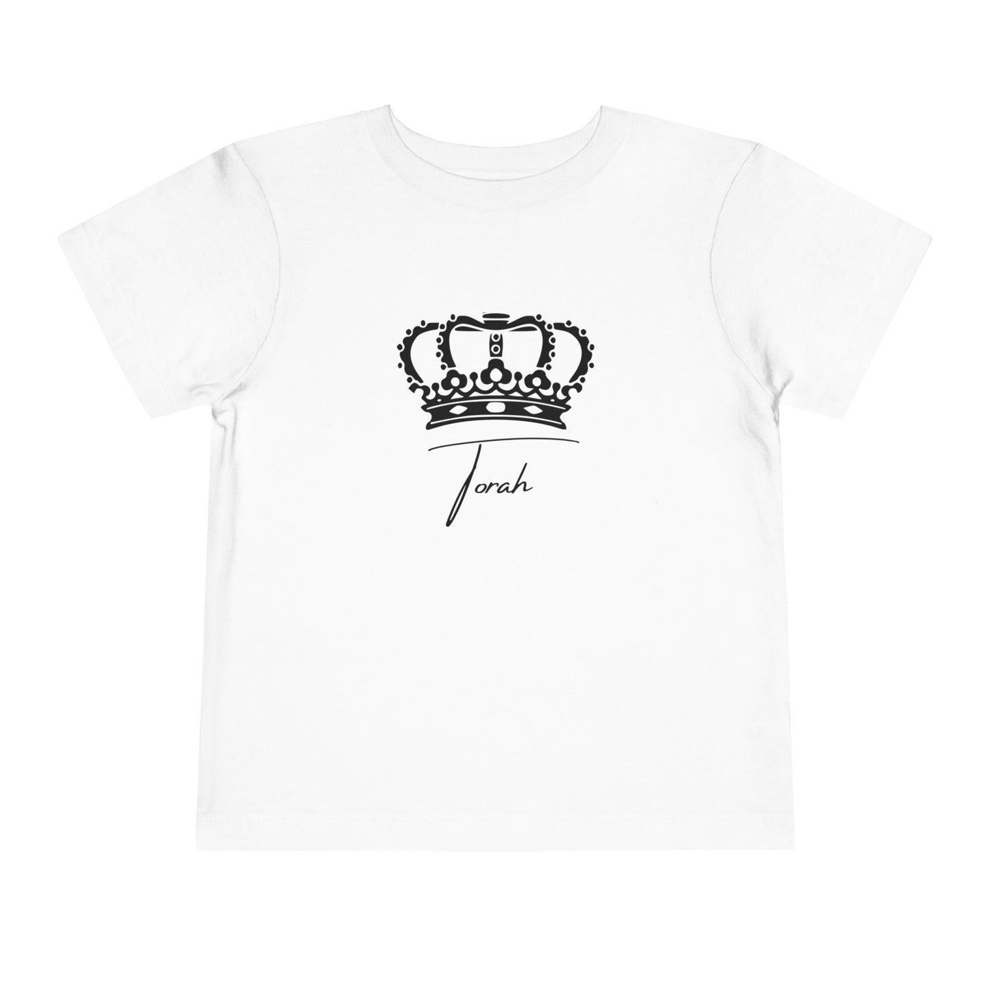 Toddler Crowned Torah Short Sleeve Tee