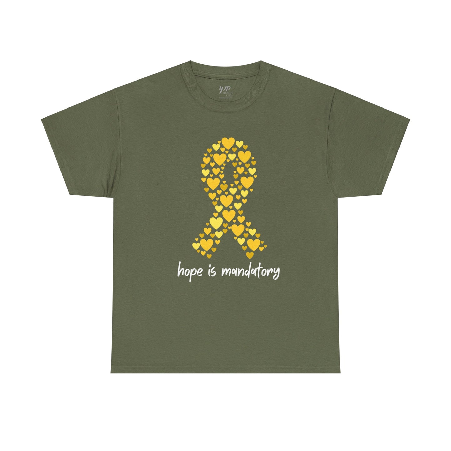 Hersh's Mother teaches us "HOPE IS MANDATORY" Adult Unisex Jersey Short Sleeve Tee