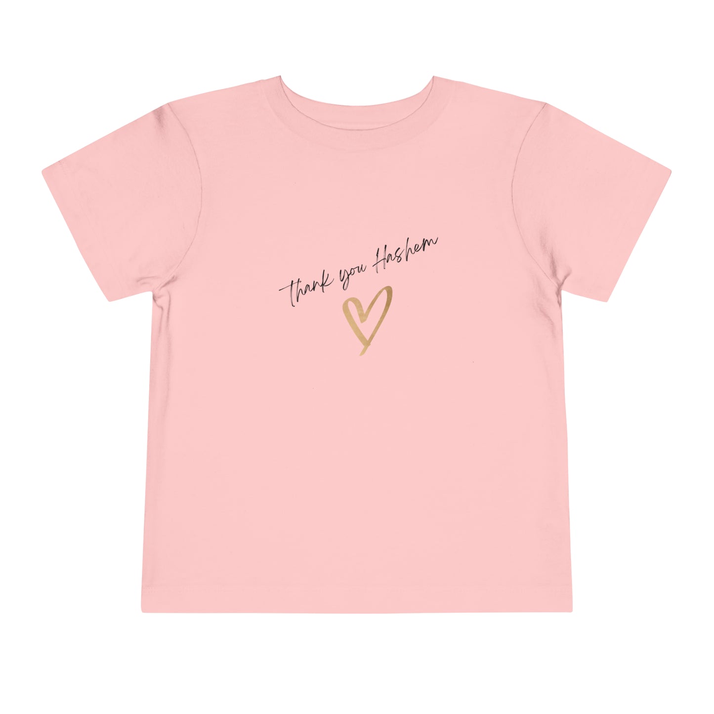 Toddler Girl Thank You Hashem short sleeve t-shirt