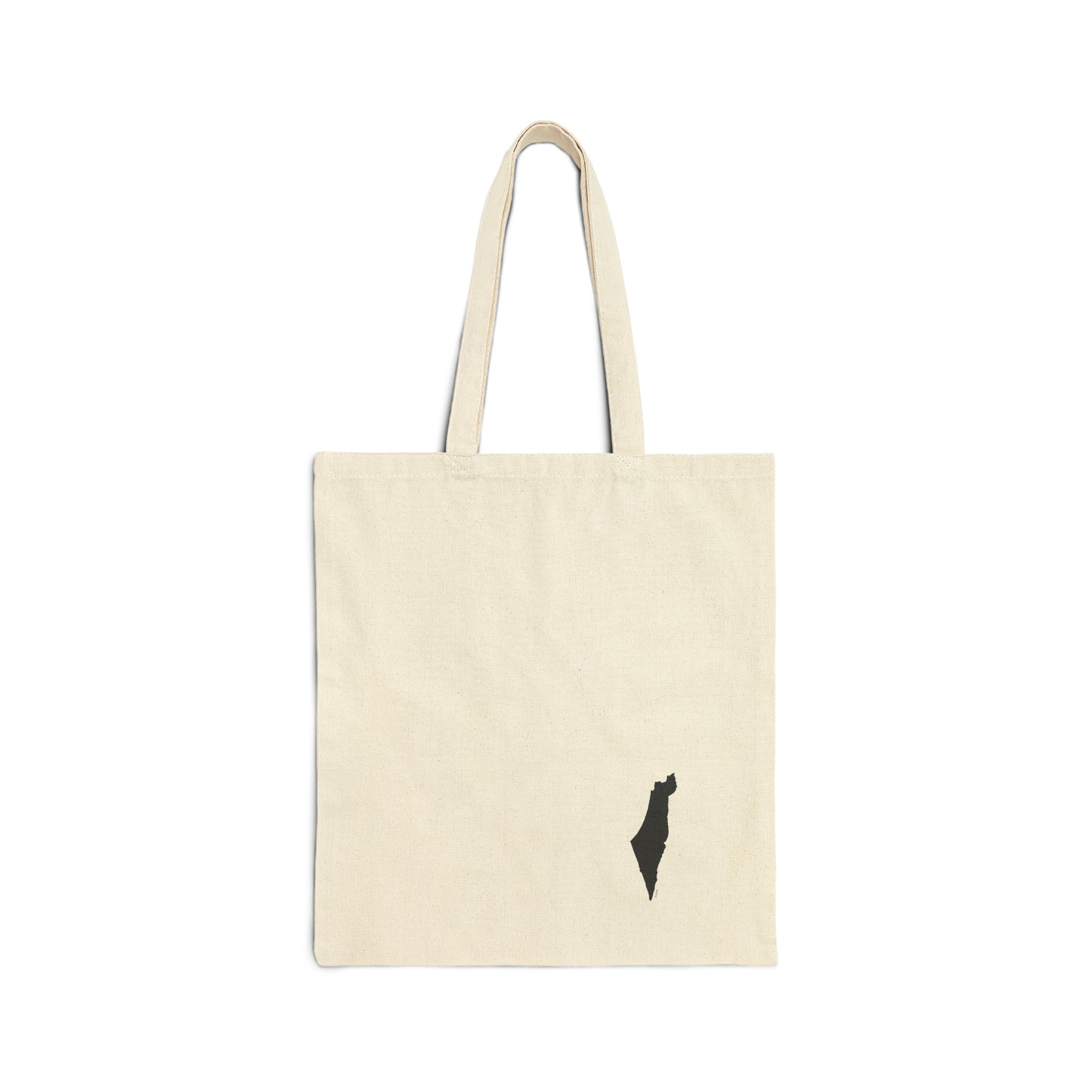 Map of Israel Cotton Canvas Tote Bag
