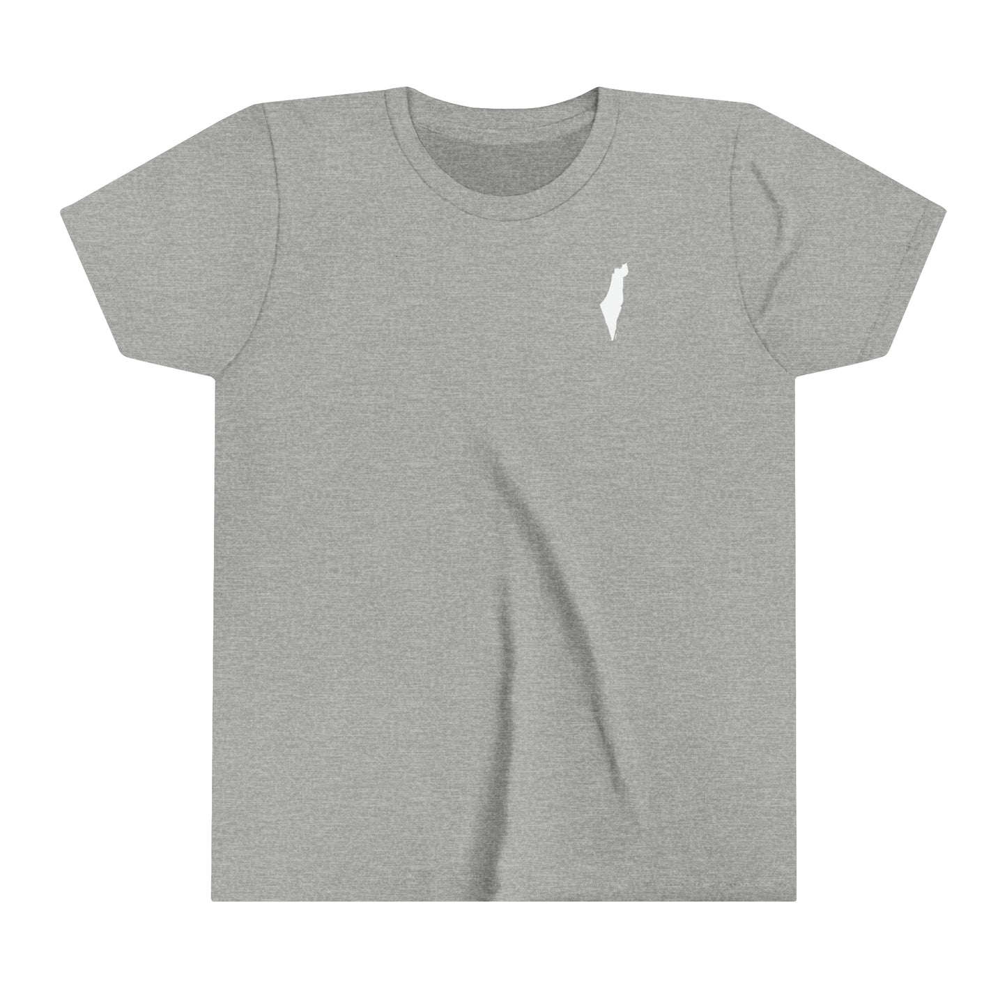 Kids Map of Israel - minimalist design short sleeve t-shirt