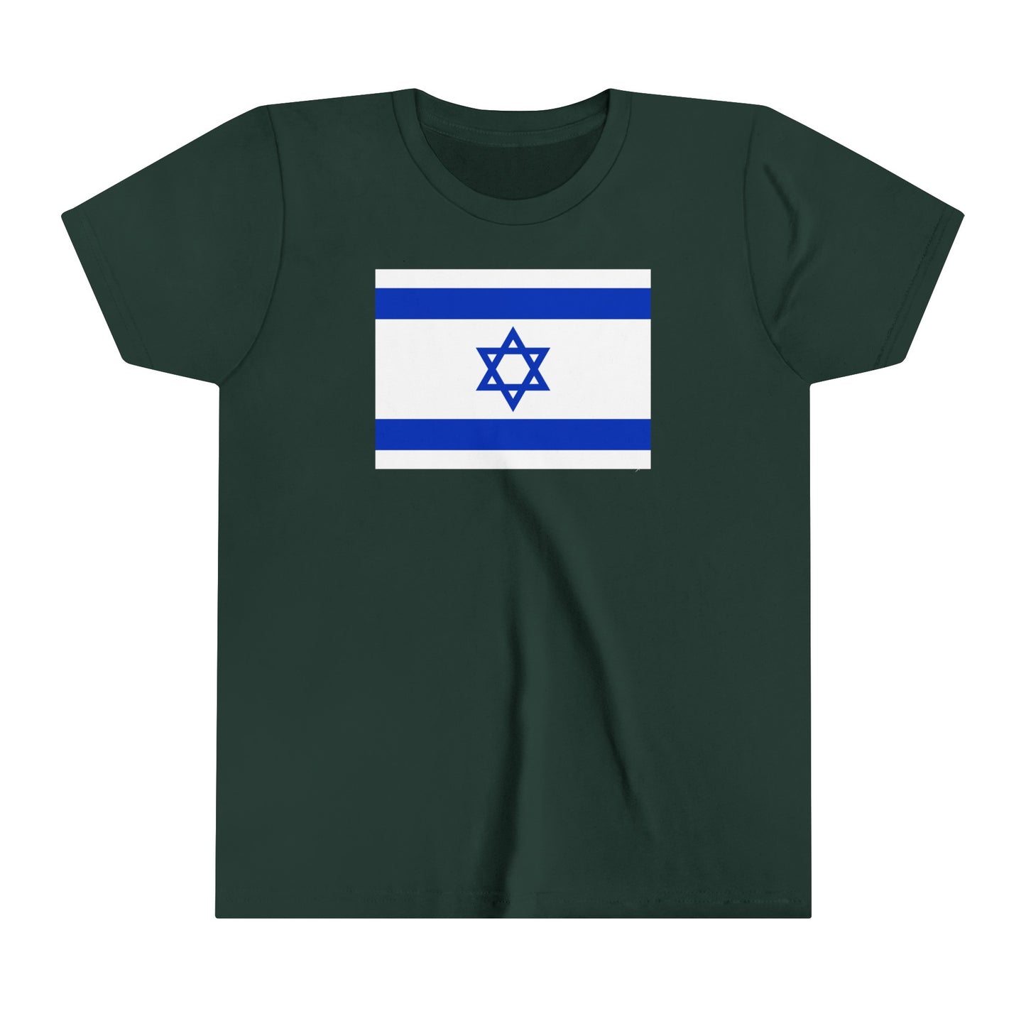 Kids Flag of Israel Short Sleeve Tee