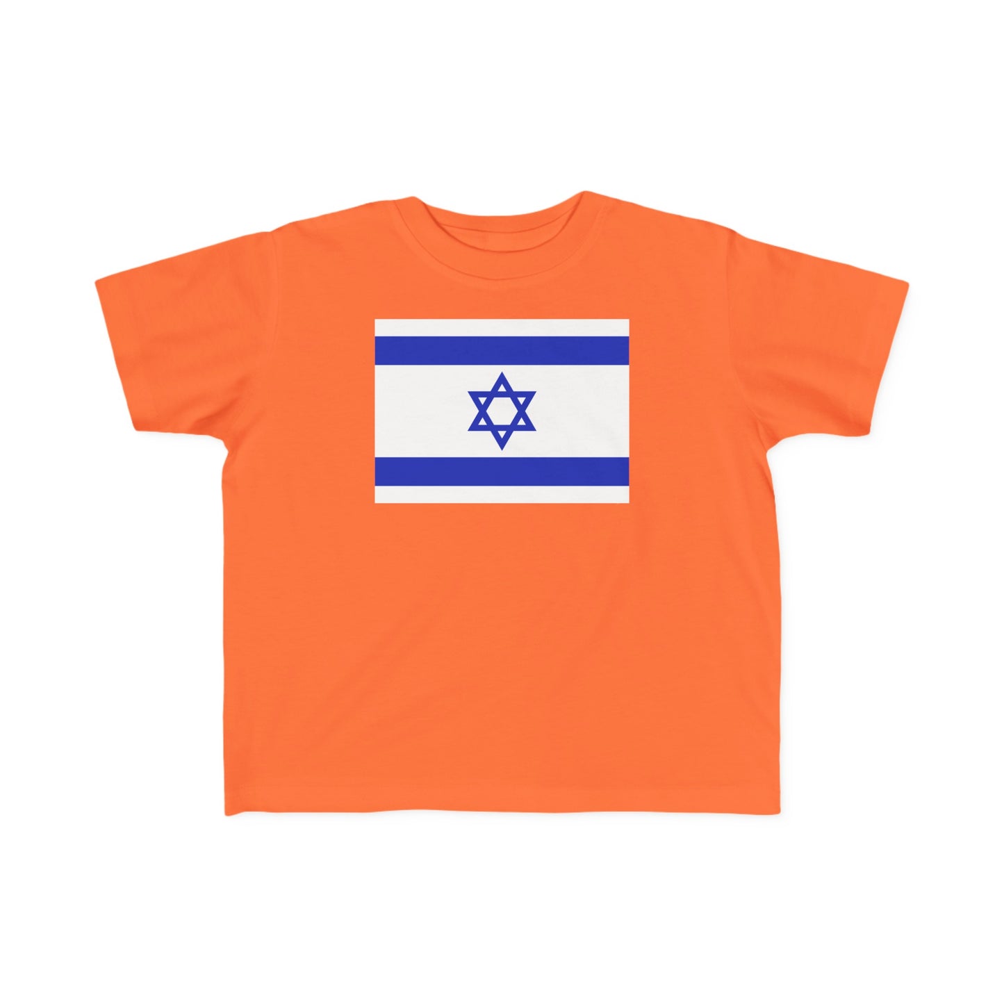 Toddler Flag of Israel Short Sleeve Jersey