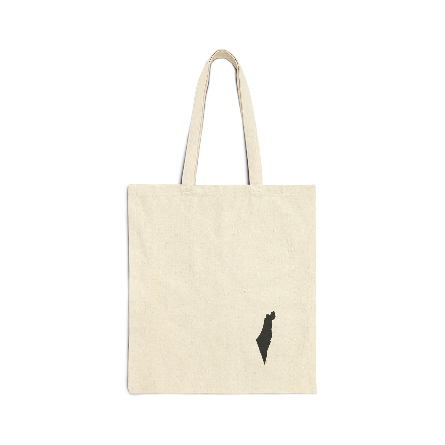 Map of Israel Cotton Canvas Tote Bag