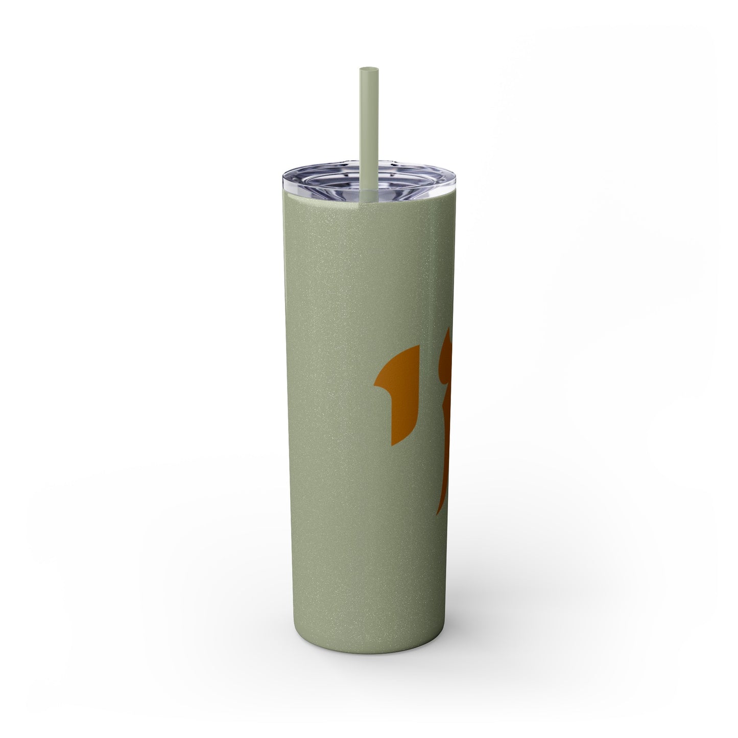 Gold Chai Tumbler with Straw, 20oz