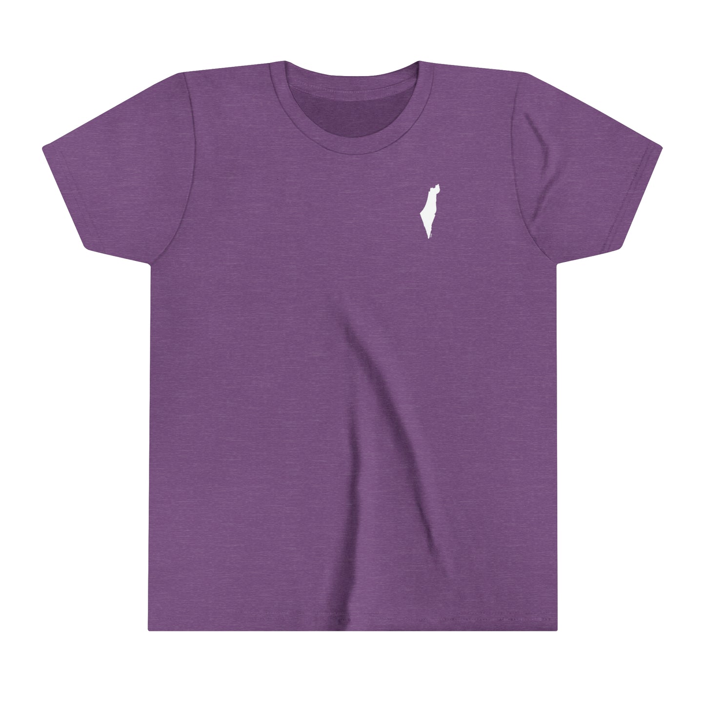 Kids Map of Israel - minimalist design short sleeve t-shirt
