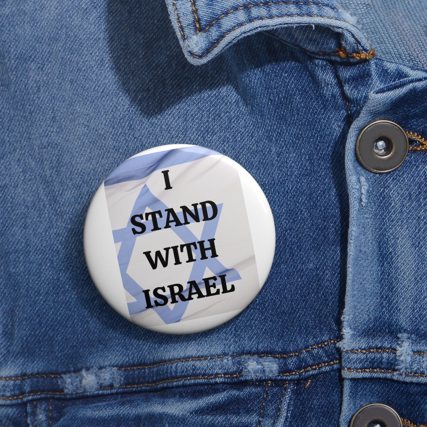 I stand with Israel - Pin Buttons
