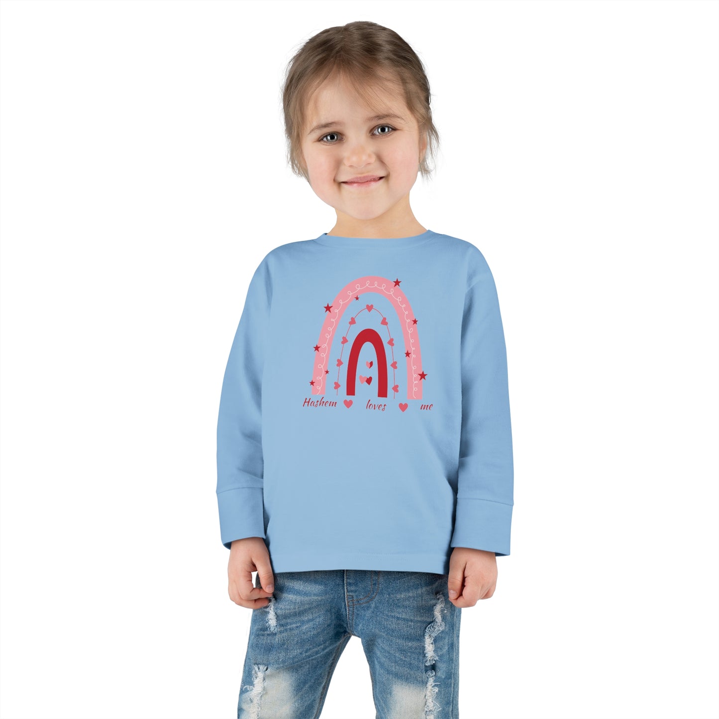 Toddler Girls'Hashem Loves Me Long Sleevet-shirt