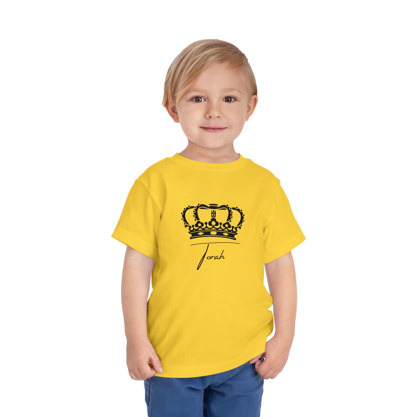 Toddler Crowned Torah Short Sleeve Tee