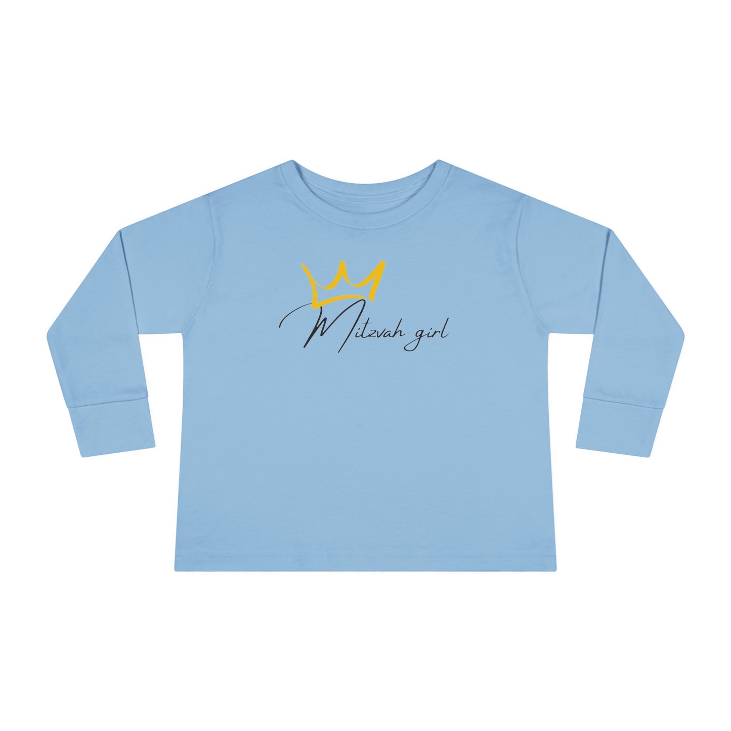 Toddler Girl Mitzvah Girl long sleeve t-shirt