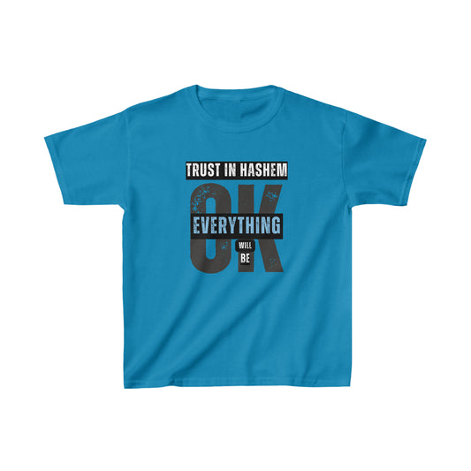 Kids' Trust in Hashem Everything will be Okay short sleeve t-shirt