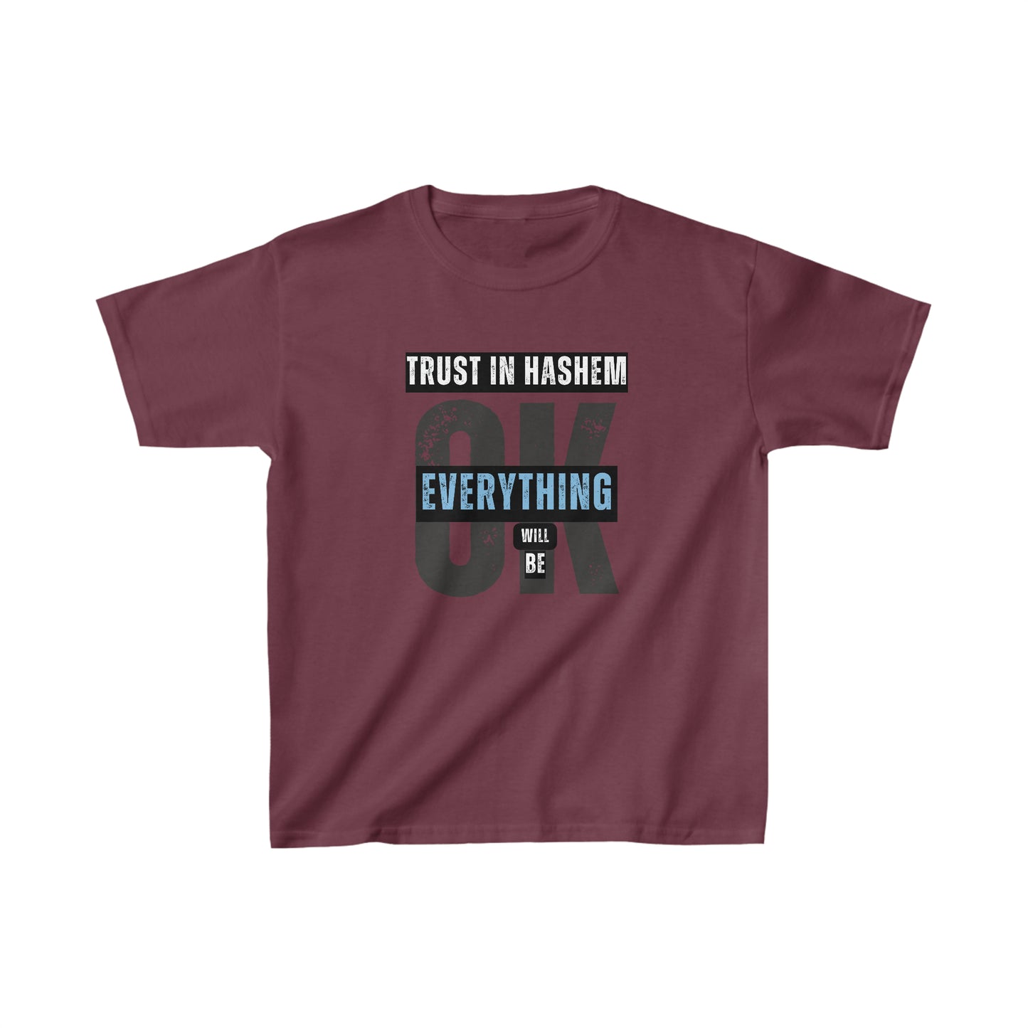 Kids' Trust in Hashem Everything will be Okay short sleeve t-shirt
