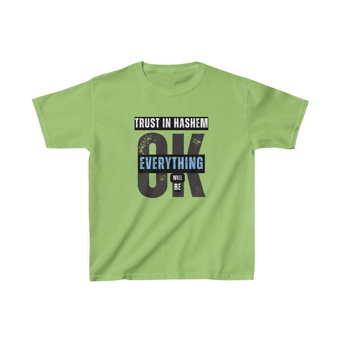 Kids' Trust in Hashem Everything will be Okay short sleeve t-shirt
