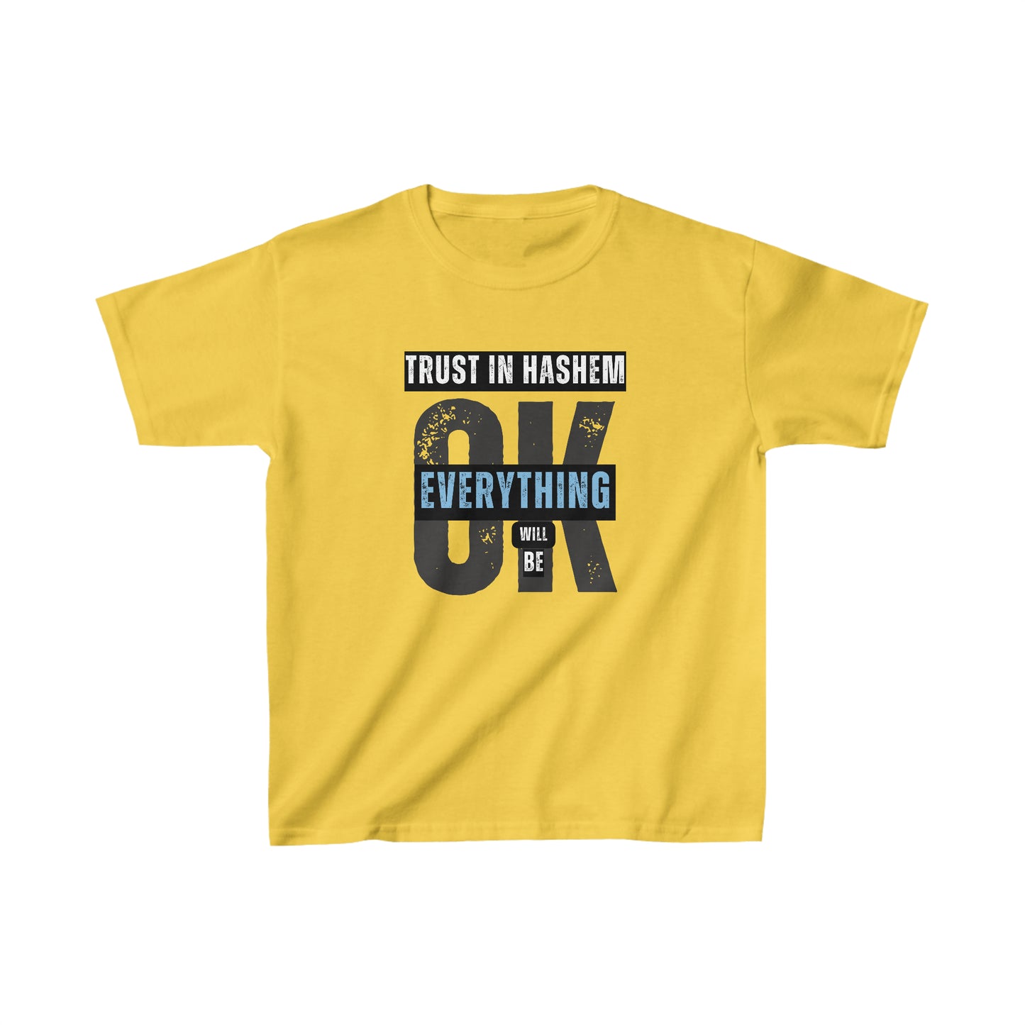 Kids' Trust in Hashem Everything will be Okay short sleeve t-shirt