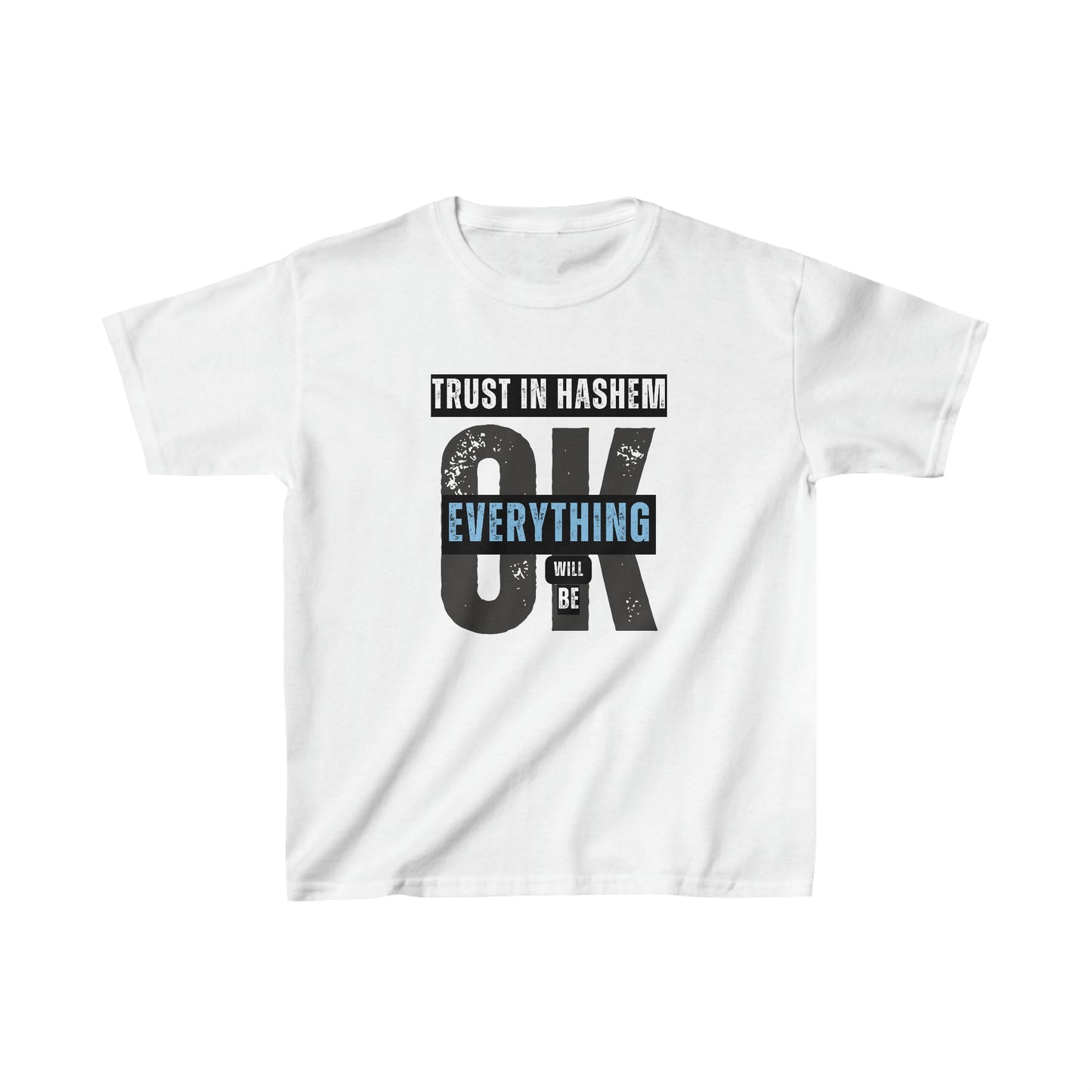 Kids' Trust in Hashem Everything will be Okay short sleeve t-shirt