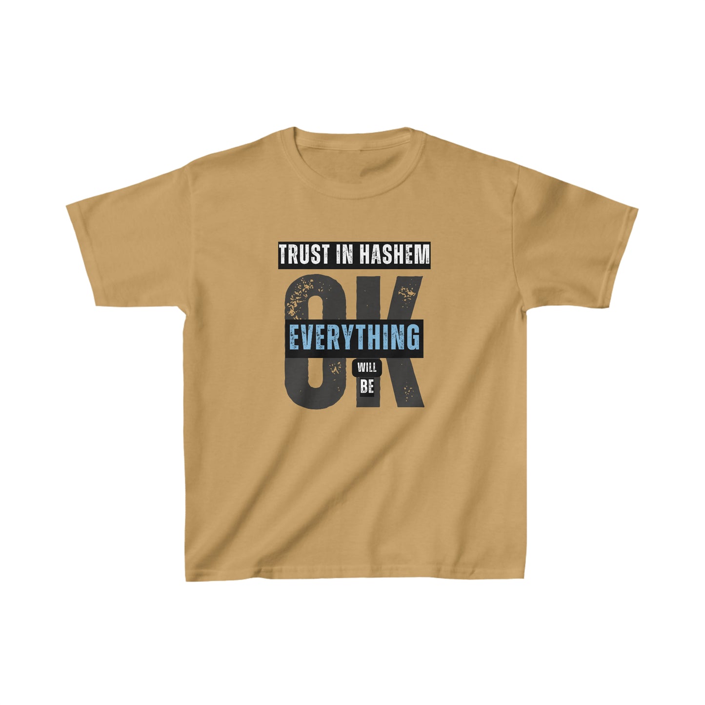 Kids' Trust in Hashem Everything will be Okay short sleeve t-shirt