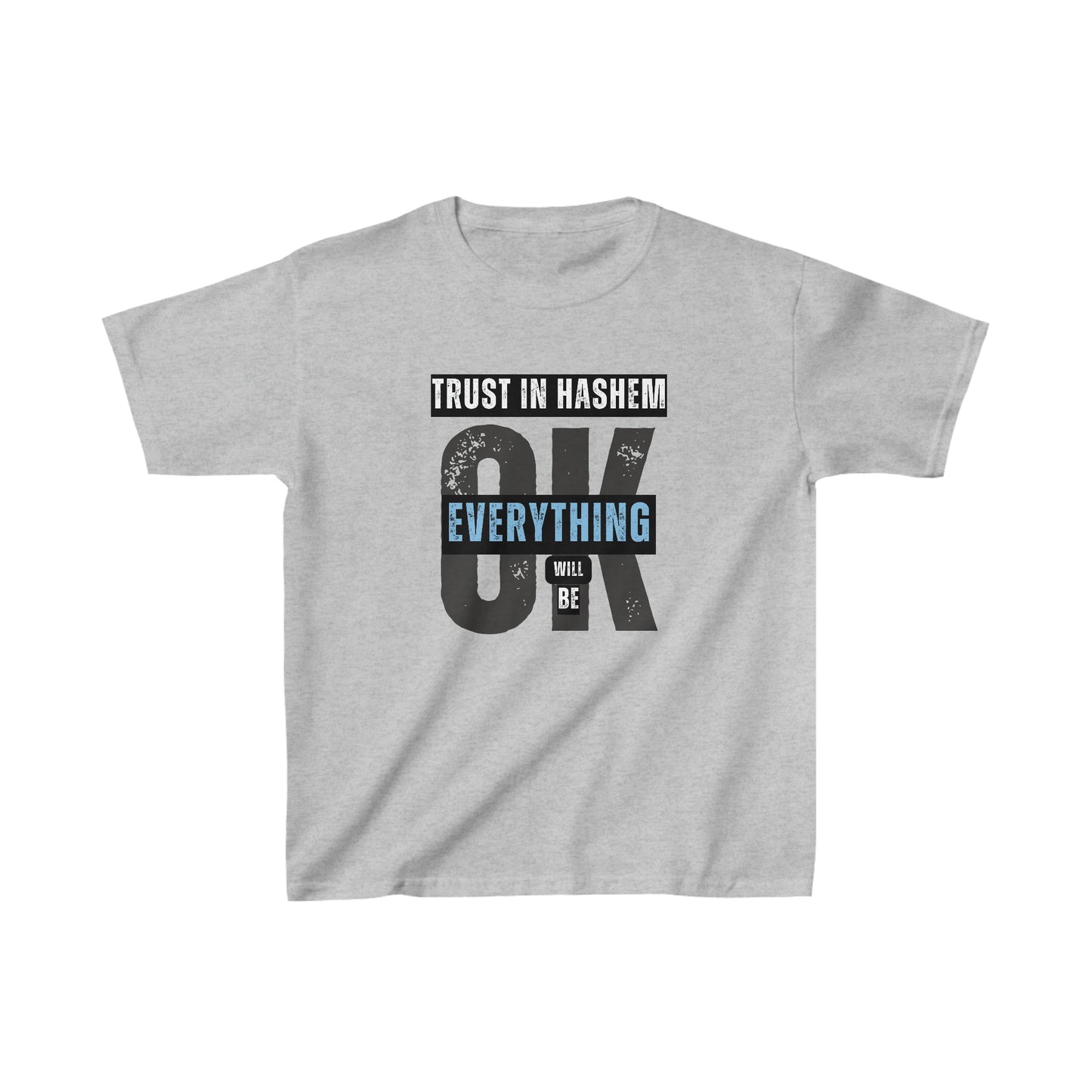 Kids' Trust in Hashem Everything will be Okay short sleeve t-shirt