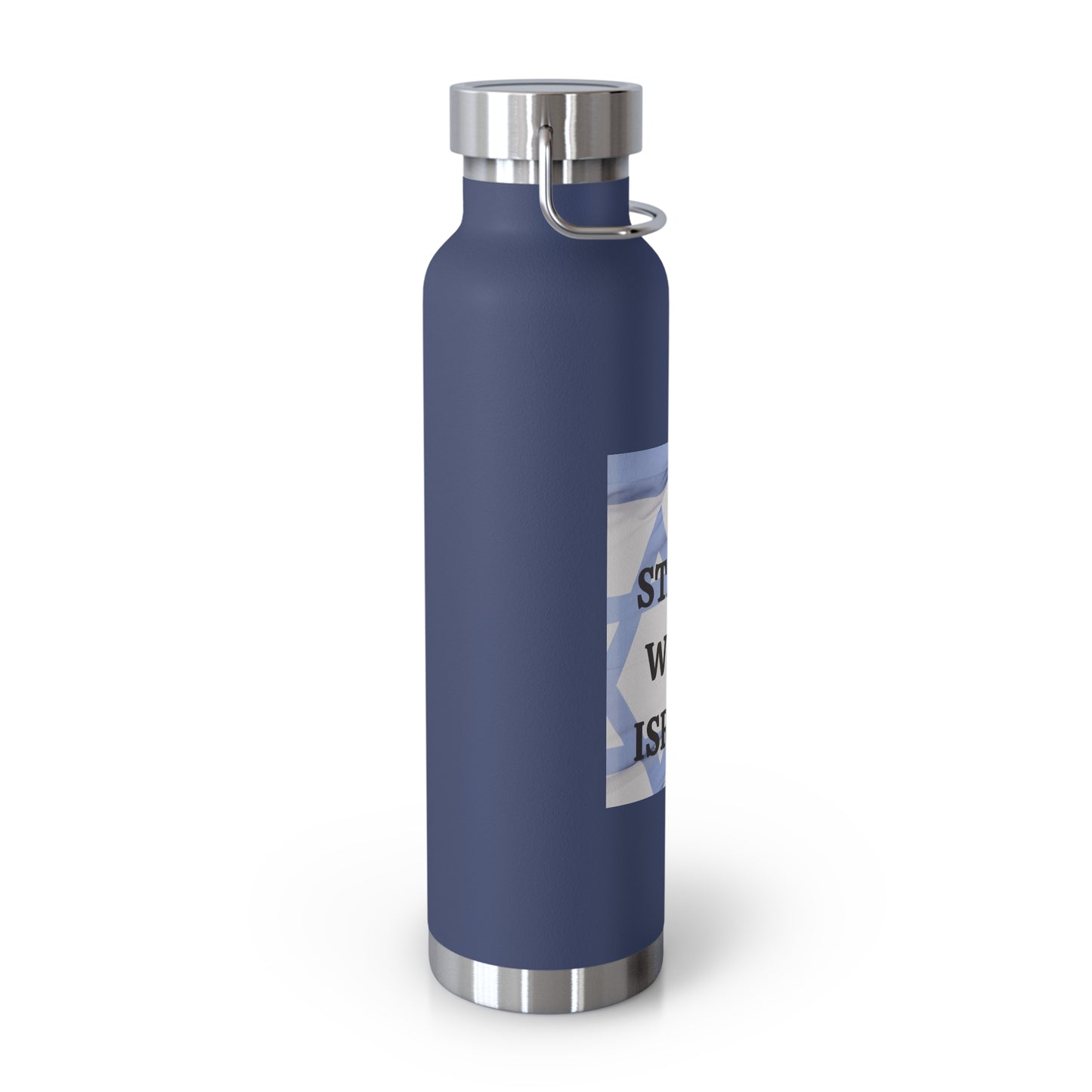 I stand with Israel - Copper Vacuum Insulated Bottle, 22oz