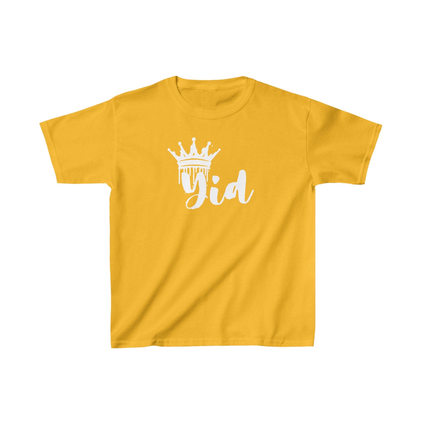 Kids YID Short Sleeve Tee - White Graphic