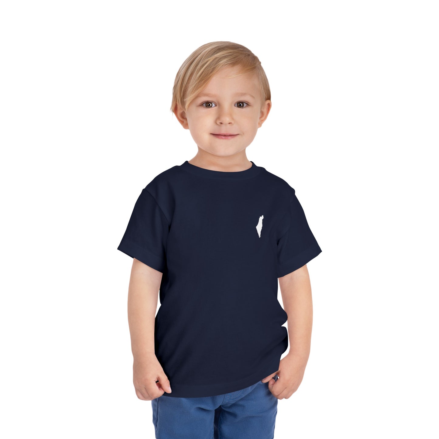 Toddler Map of Israel Short Sleeve Tee