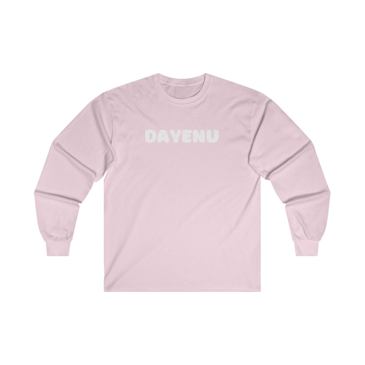 Adult DAYENU long sleeve tshirt