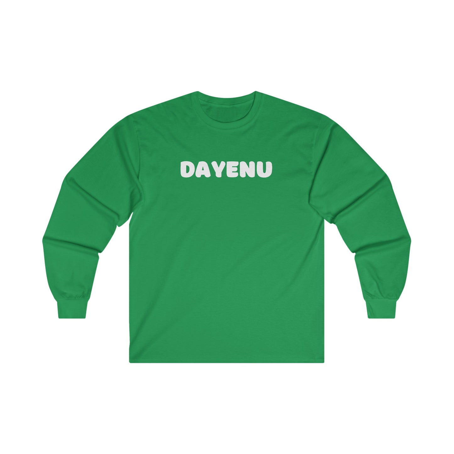 Adult DAYENU long sleeve tshirt