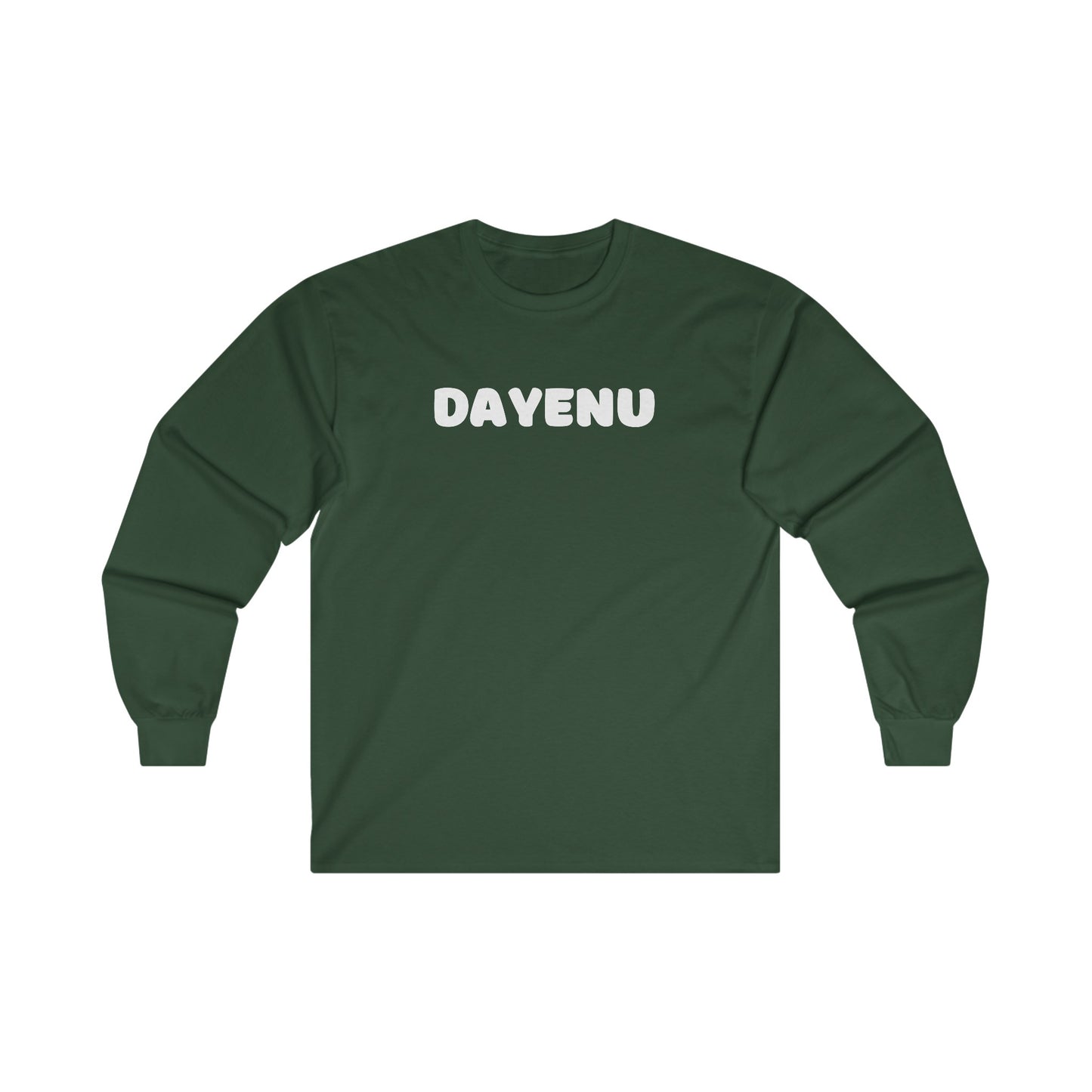 Adult DAYENU long sleeve tshirt