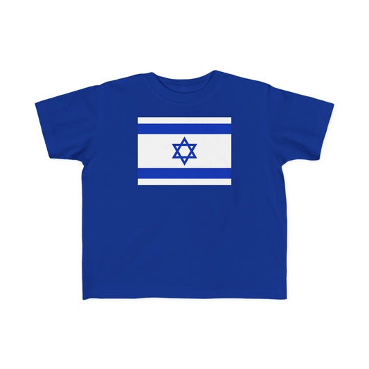 Toddler Flag of Israel Short Sleeve Jersey