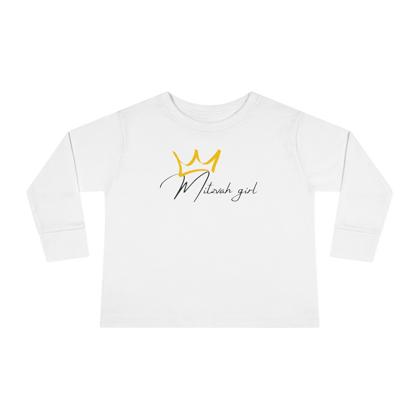 Toddler Girl Mitzvah Girl long sleeve t-shirt
