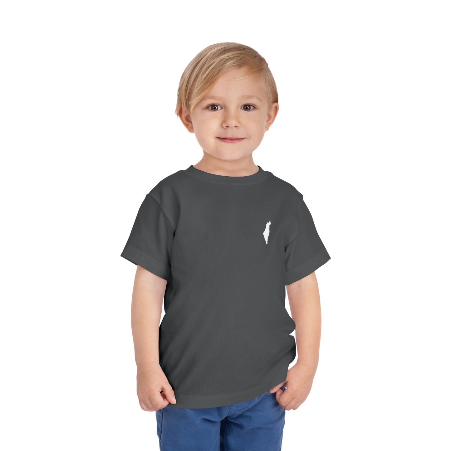 Toddler Map of Israel Short Sleeve Tee