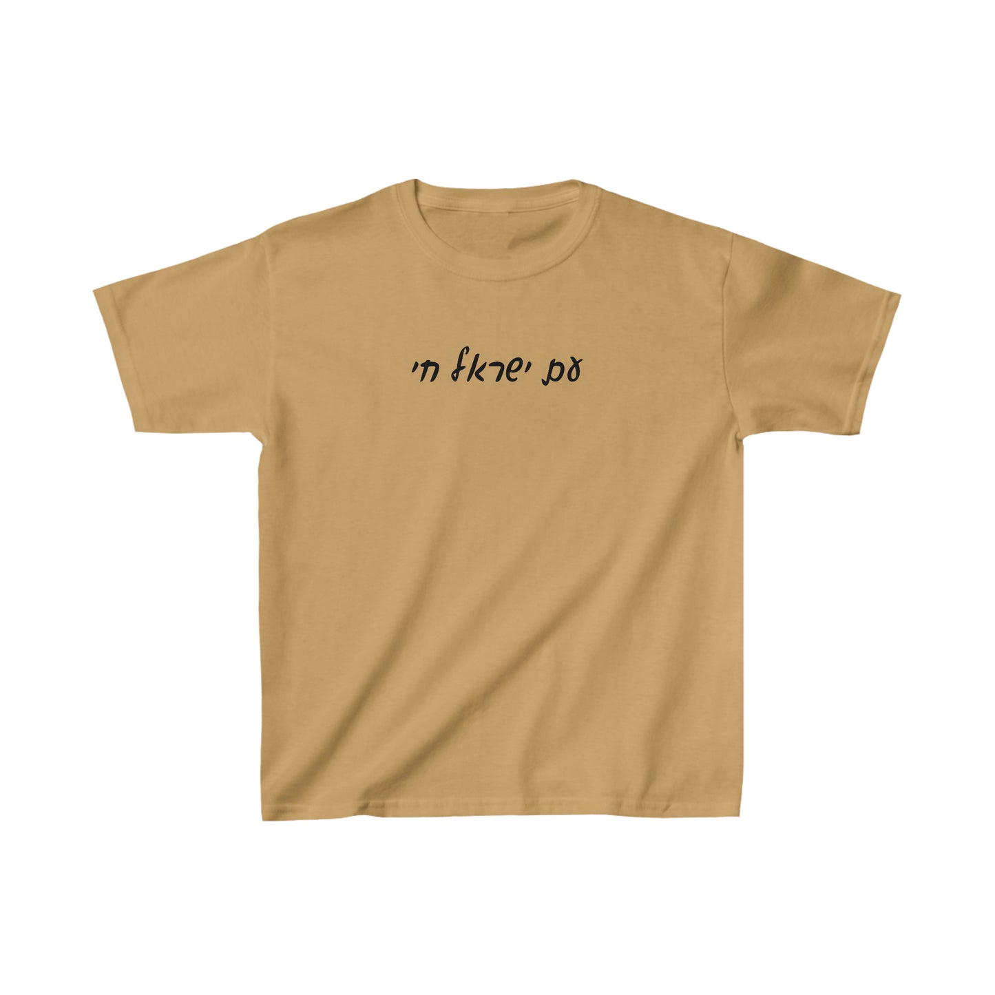 Kids' Am Yisrael Chai - Hebrew Script short sleeve t-shirt