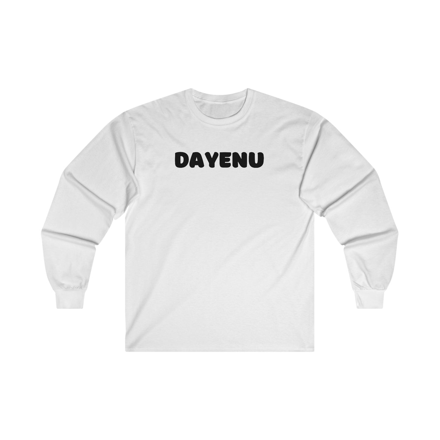 Adult DAYENU long sleeve tshirt