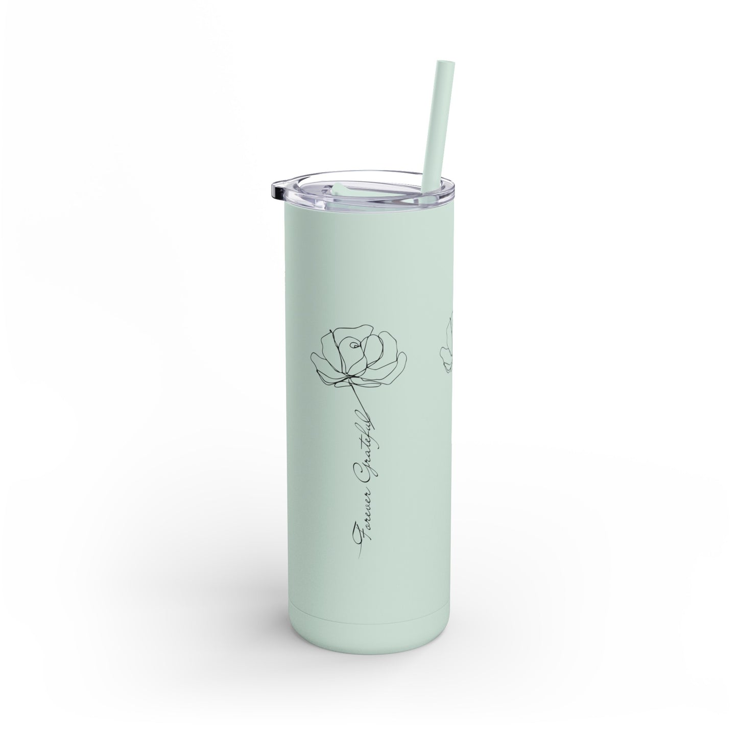 Thank You Morah - Maars Skinny Matte Tumbler, 20oz