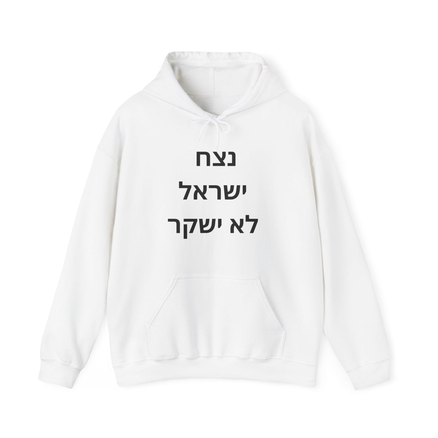 Adult נצח ישראל לא ישקר Hooded Sweatshirt