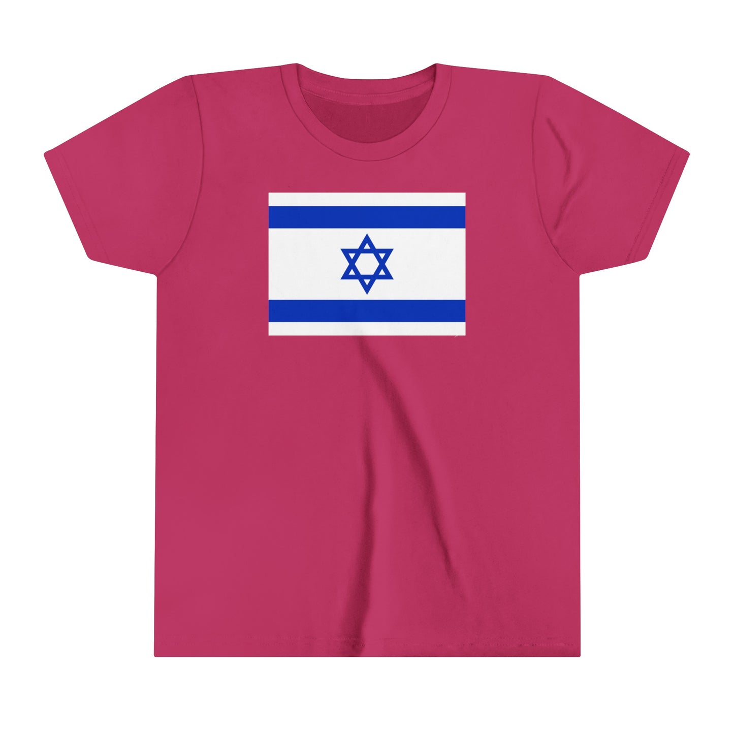 Kids Flag of Israel Short Sleeve Tee