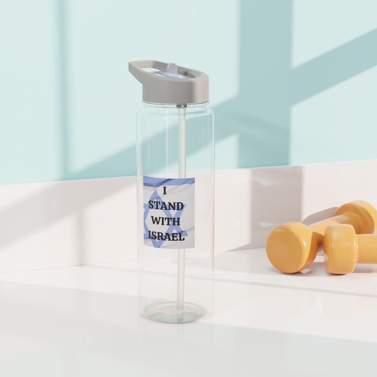 I stand with Israel - Tritan Water Bottle