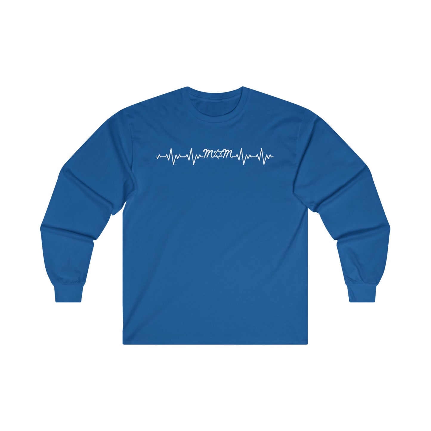 Jewish Mom Heartbeat Long Sleeve Tee