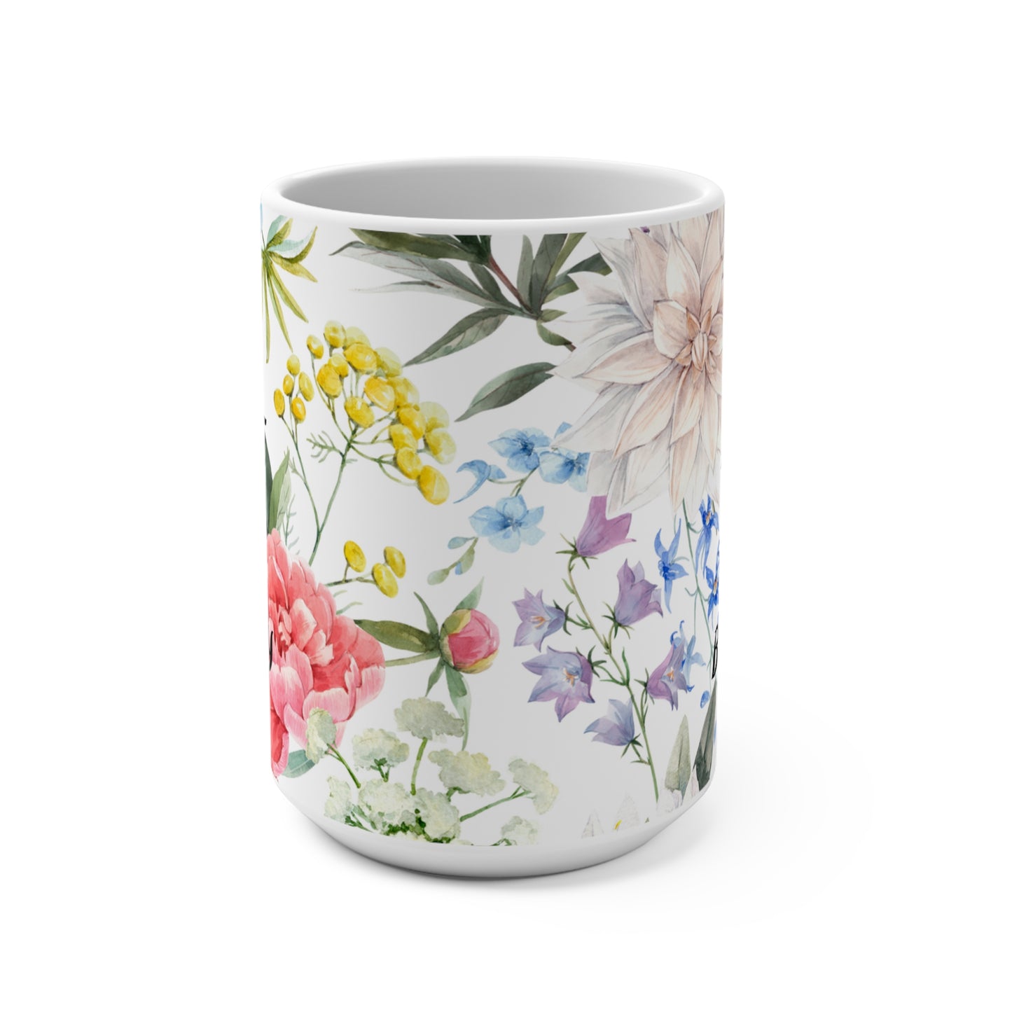 We love you Bubby floral Mug 15oz