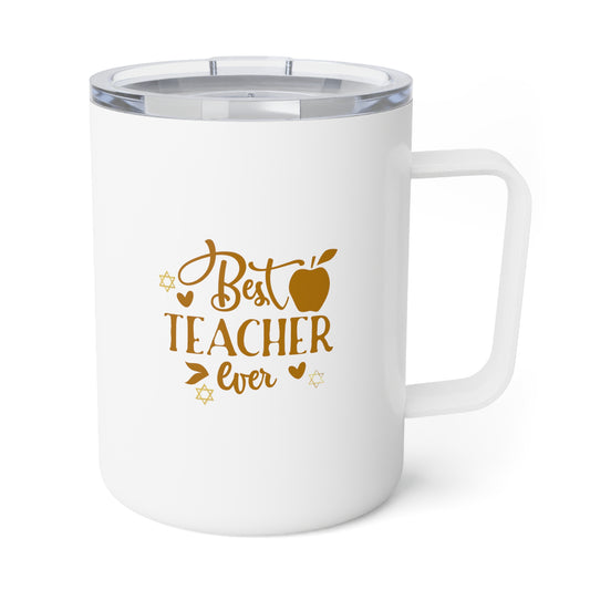 Best Teacher/Thank you Teacher Insulated Mug, 10oz