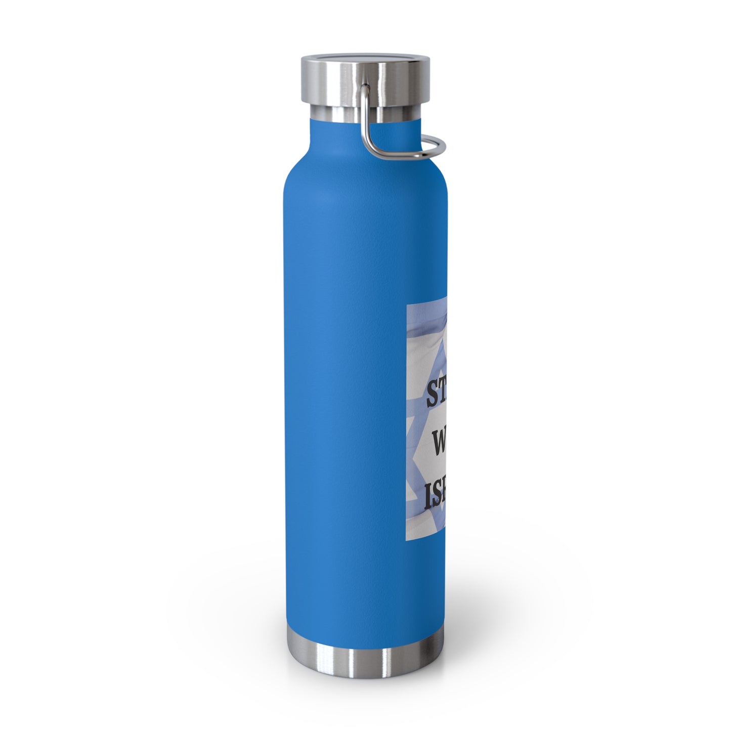 I stand with Israel - Copper Vacuum Insulated Bottle, 22oz