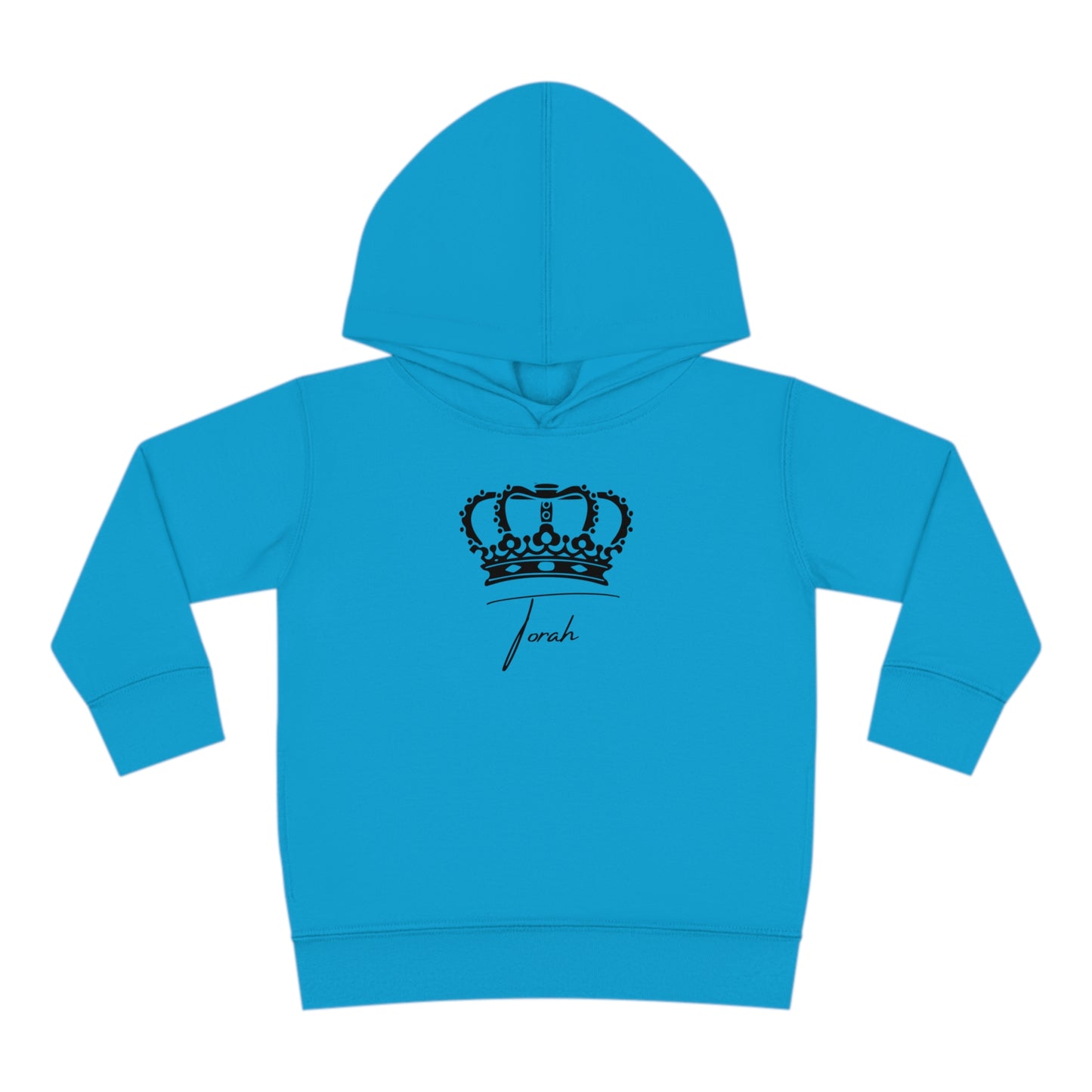 Toddler Torah with Crown Pullover Fleece Hoodie