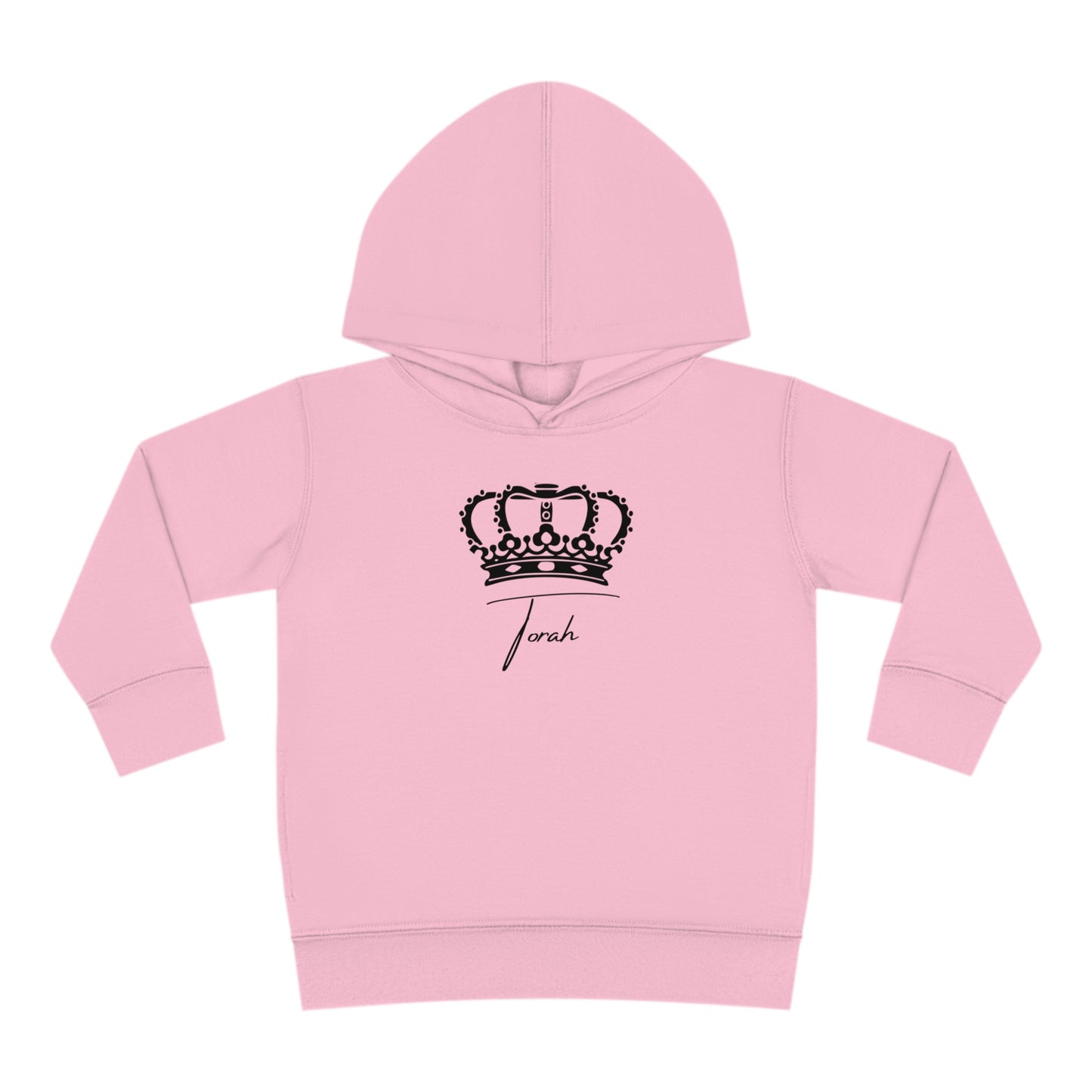 Toddler Torah with Crown Pullover Fleece Hoodie