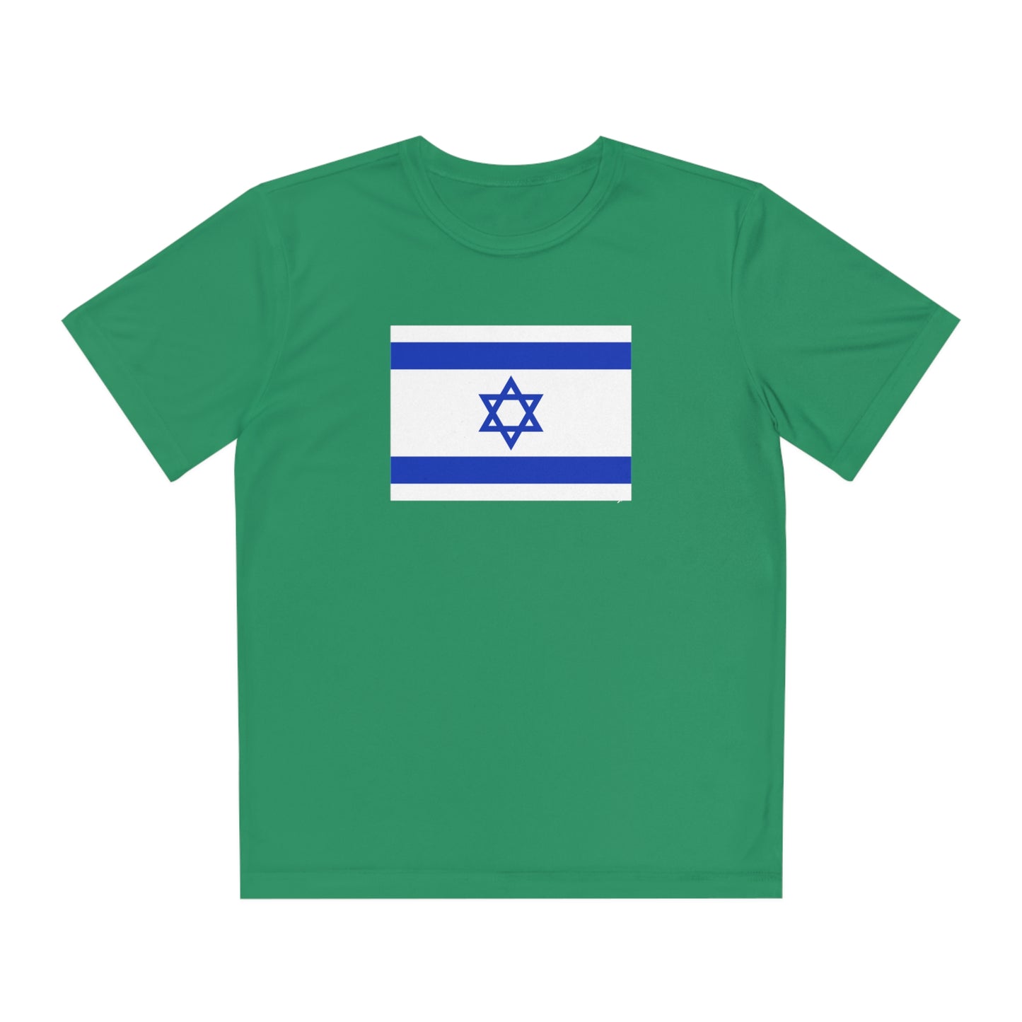 Kids Sport Flag of Israel Tee