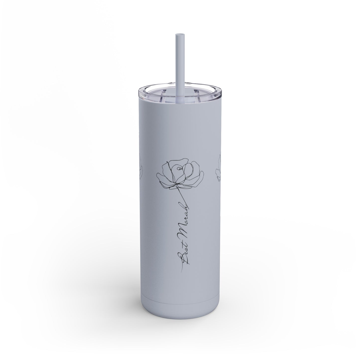 Thank You Morah - Maars Skinny Matte Tumbler, 20oz