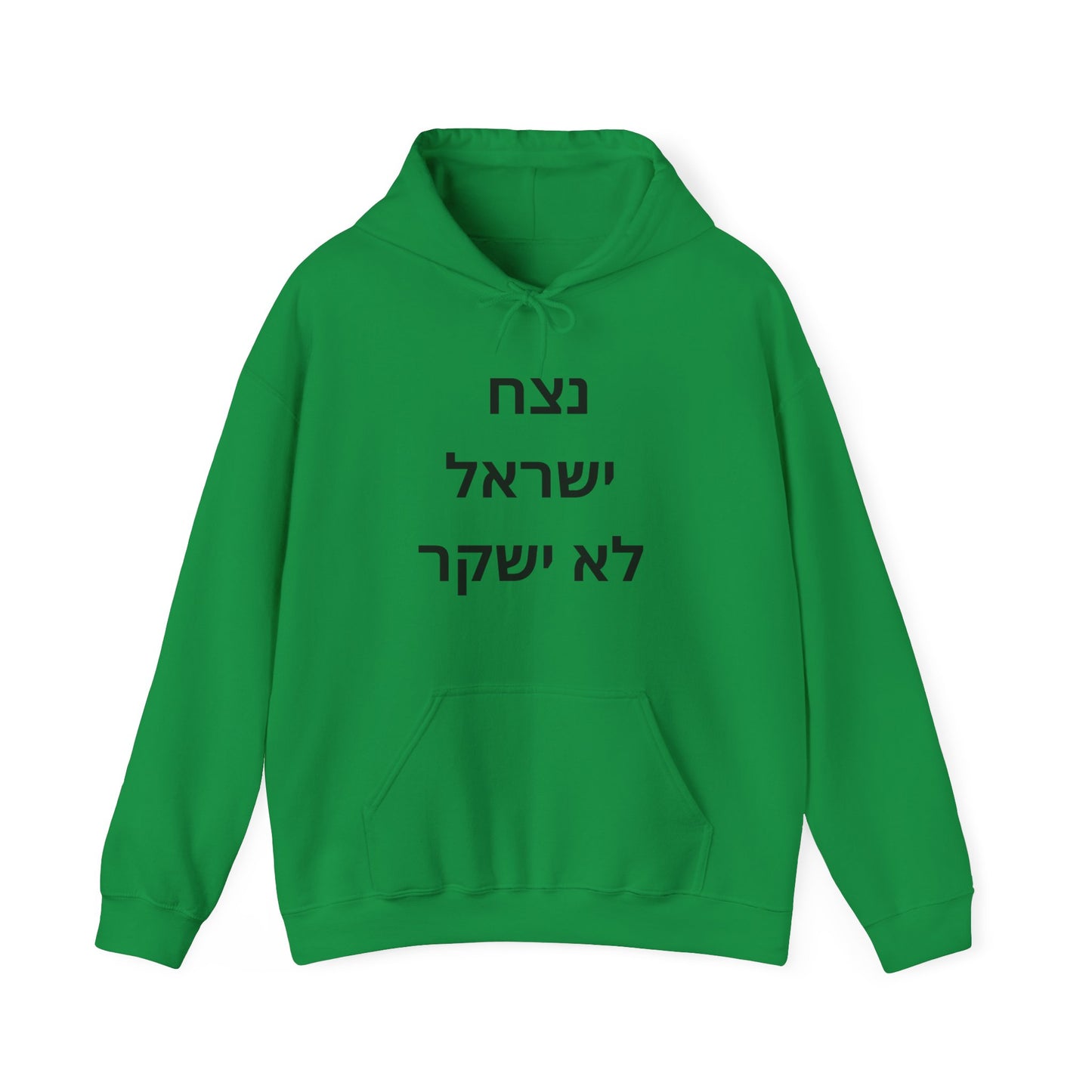 Adult נצח ישראל לא ישקר Hooded Sweatshirt