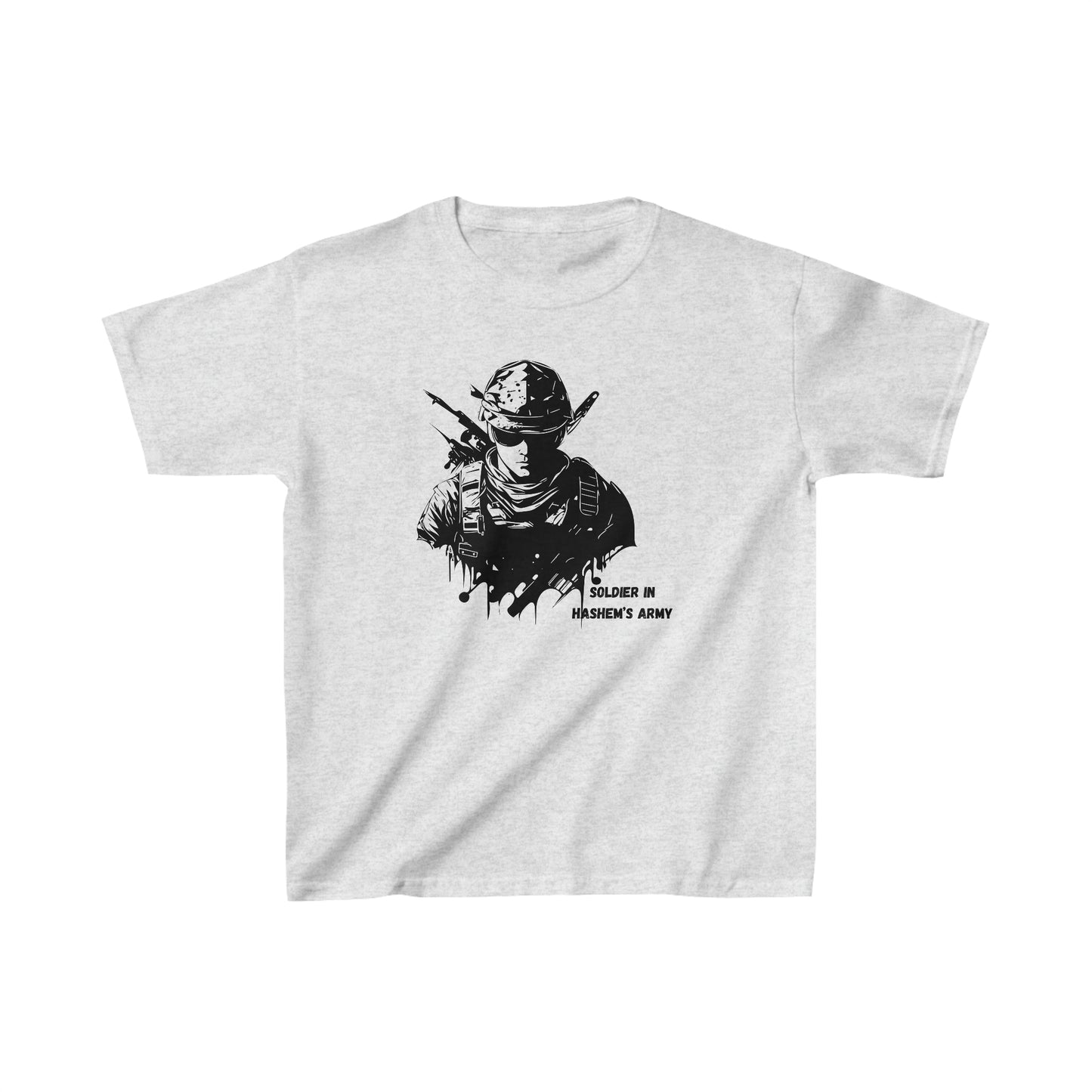 Boys' Soldier in Hashem's Army (large image) short sleeve t-shirt